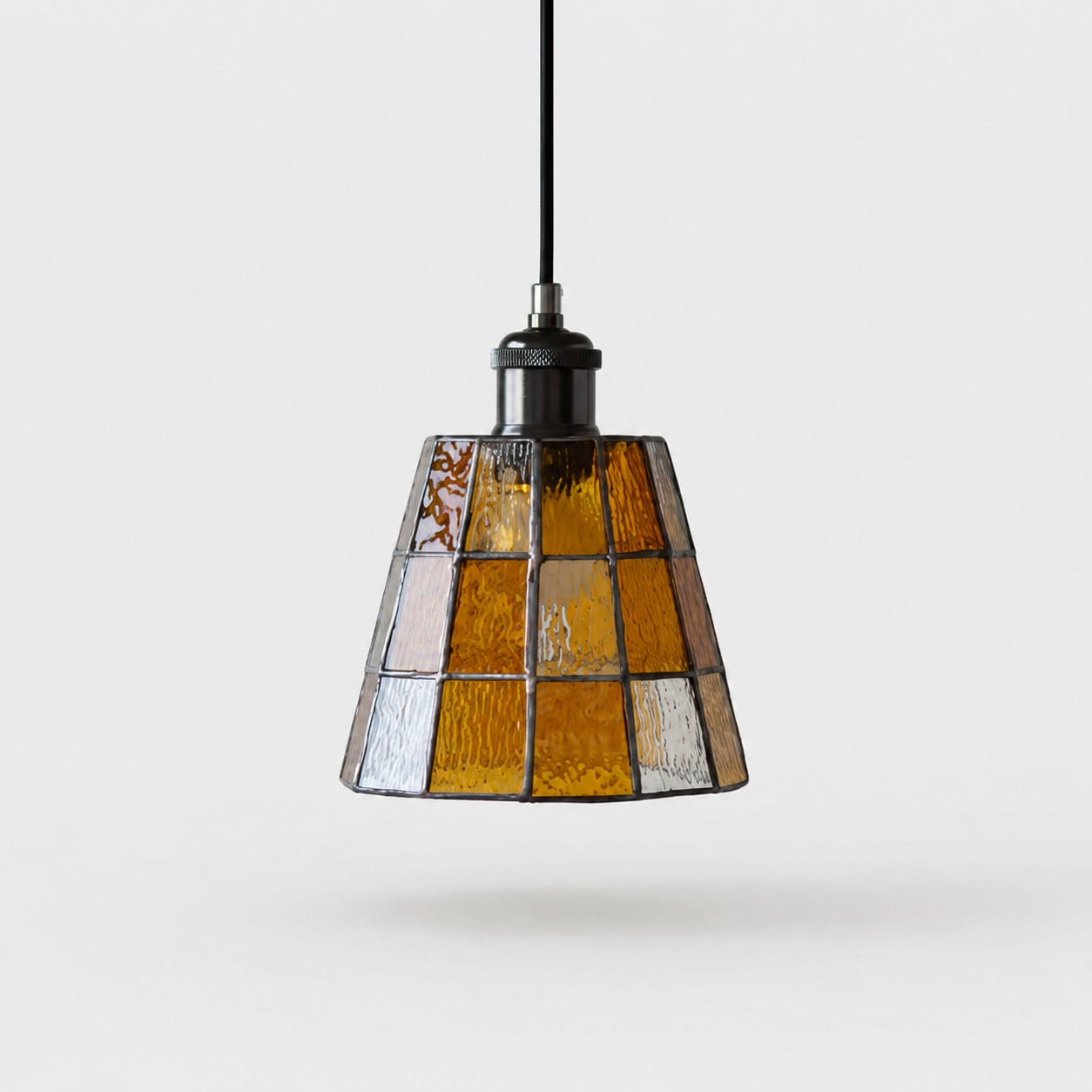 Artisan Stained Glass Tapered Pendant Light