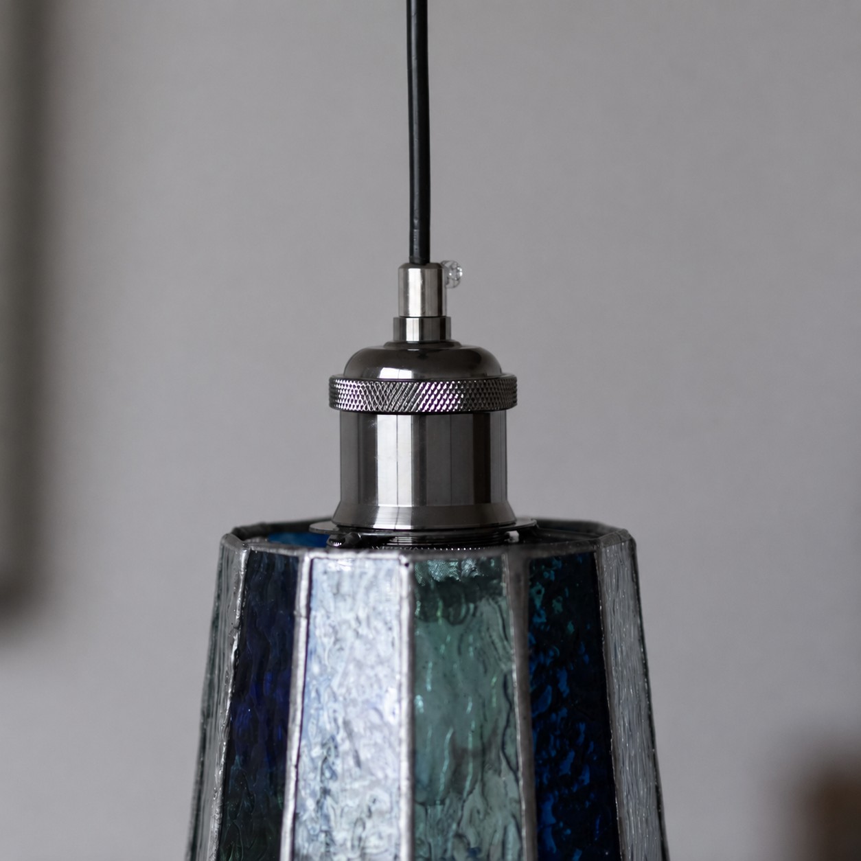 Artisan Stained Glass Tapered Pendant Light
