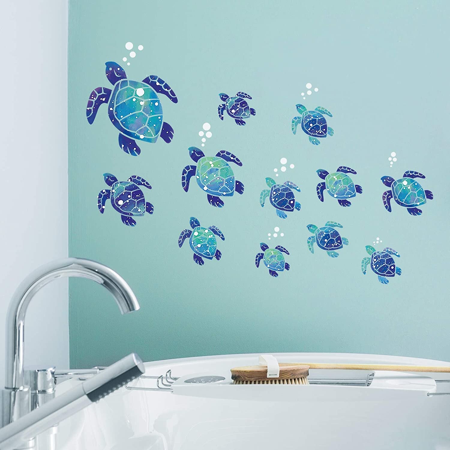 Sea Turtle Wall Stickers for Kids Room babiesdecor.myshopify.com