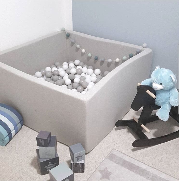 Kids Square Foam Ball pit | Kids Baby Ocean Balls Pools babiesdecor.myshopify.com