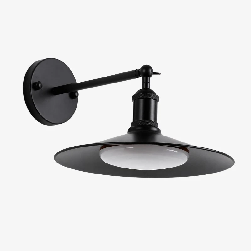 Black adjustable outdoor wall lamp product view